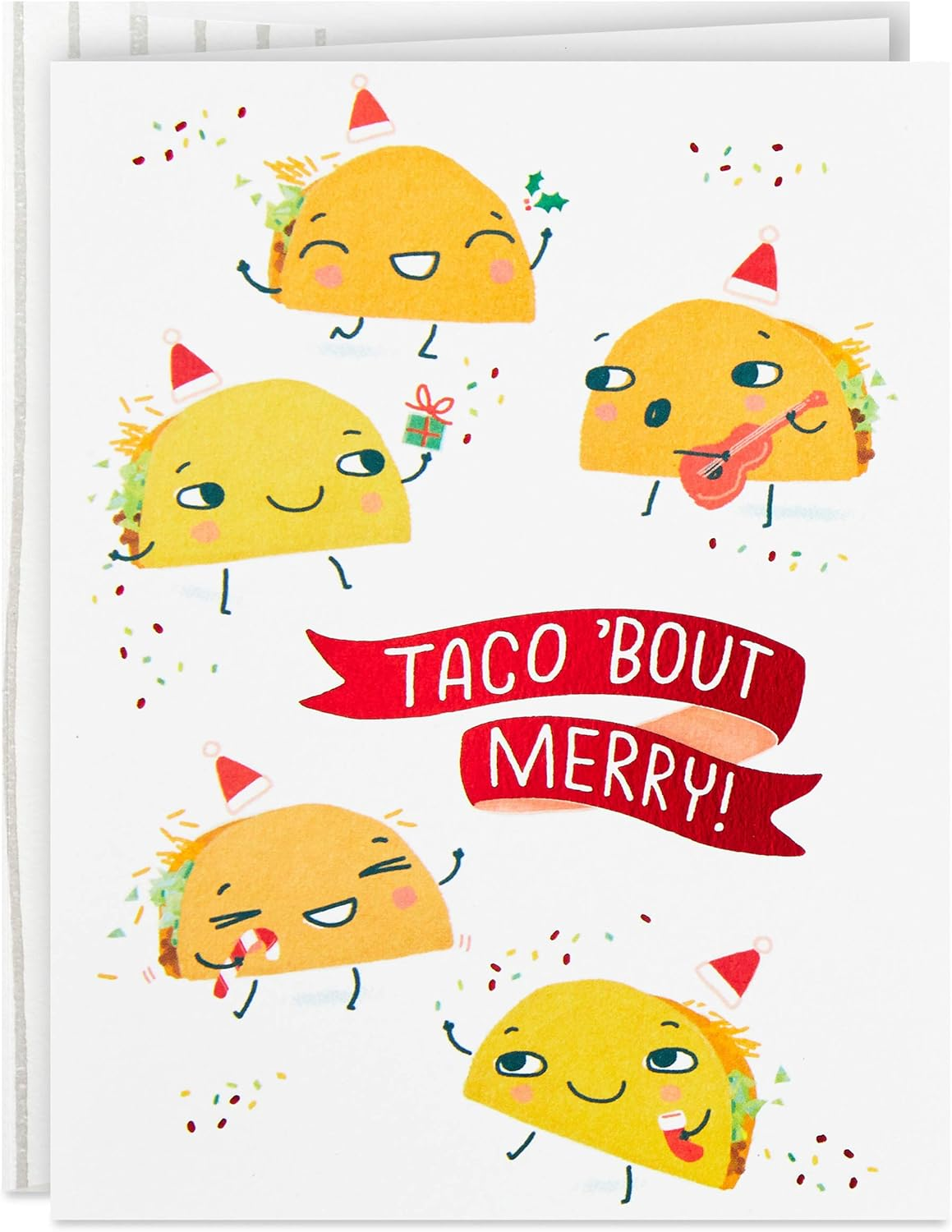 Hallmark Good Mail Boxed Christmas Cards (Christmas Tacos, 12 Cards with Envelopes) image number 6