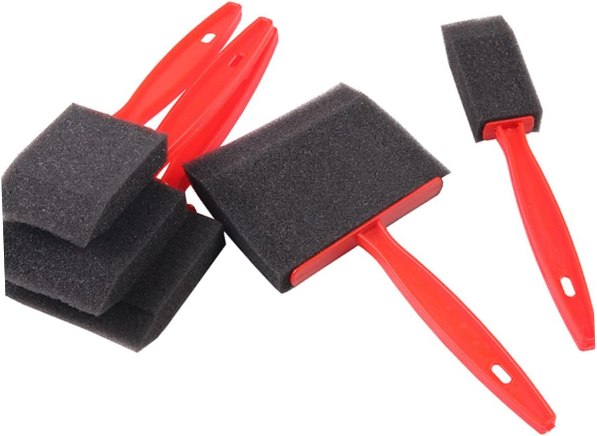 COHEALI Kids Paint Sponge Brush with Handle 6.50In Lightweight Foam Sponge Paintbrush for DIY Art and Crafts Suitable for Acrylic and Water-Based Paints image number 5