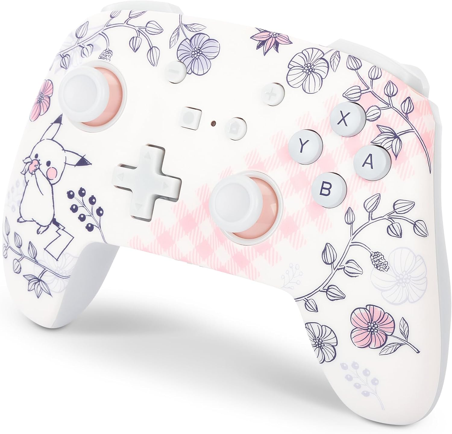 Powera Enhanced Wireless Controller for Nintendo Switch, Pikachu Garden image number 3