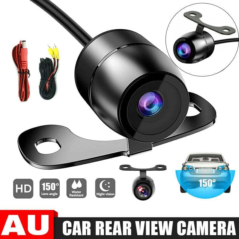 AIMALL 150&deg; Wide Angle Waterproof Rear View Camera - HD 720TVL Backup Parking Camera with IR Night Vision, Metal Housing (0.98" X 1.38") for Cars, Trucks, Suvs image number 4