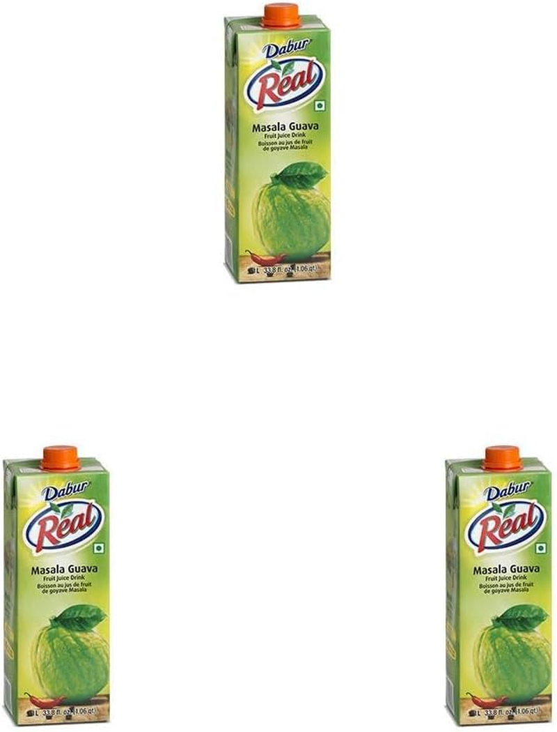 Dabur Real Masala Guava Fruit Drink, 1 L image number 1
