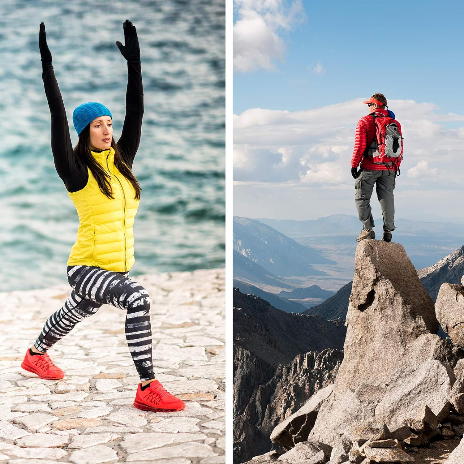 ALPIDEX Lightweight Sports Gloves Men Woman Gloves Touchscreen Running Thin Warm Liner Winter Bike Walking Cycling Biking Sporting Driving anti Slip Glove Liner image number 1