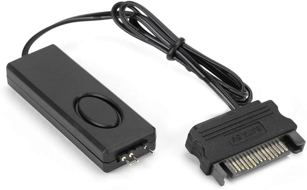 Fan Controller Pc,Argb Controller, RGB Controller,Rf Remote Control,Light Controller PC Accessories 5V Symphony ARGB Black Sata Pin(Black) image number 3