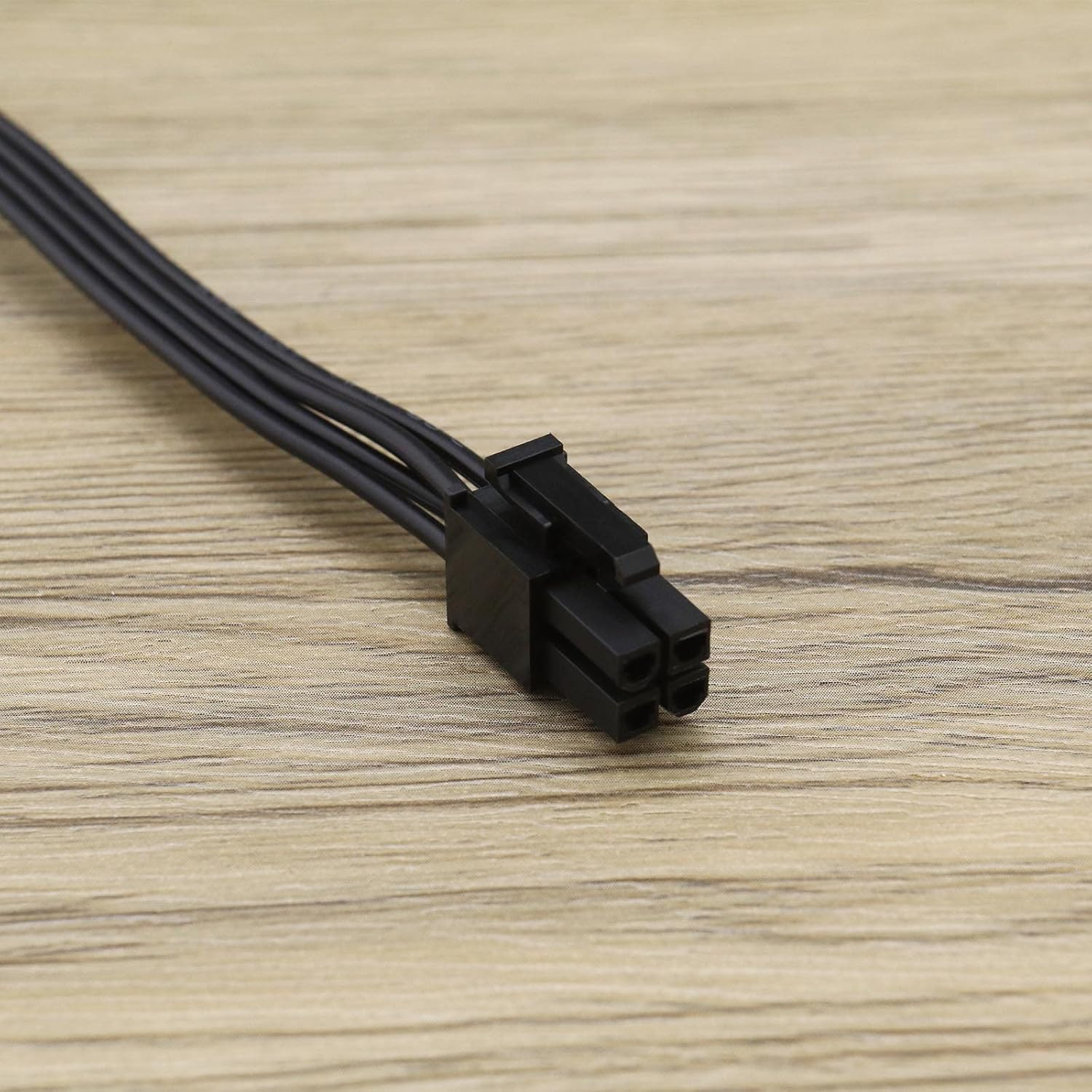 SING F LTD 2PCS ATX 4 Pin Male to Female CPU Power Extension Cable for Desktop Computer 12V 18 AWG 22Cm