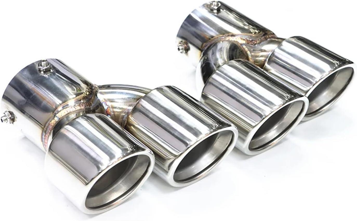 Compatible for BMW G20 G21 M340I G42 440I G22 M240I Dual Four Out Exhaust Carbon Fiber Muffler Tip Exhaust System Nozzle Tailpipe 2020+(Style B) image number 5