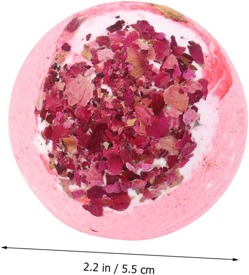 Healeved 4Pcs Bathing Salt Balls for Boys and Girls Spa Aromatic Bath Balls for Women Spa Bath Supplies image number 2