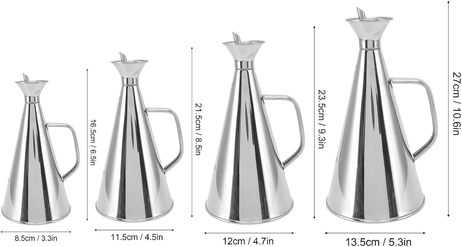 Cooking Oil Distributor, Collision-Proof, Leak-Proof Oil Pot, Suitable for the Spice Table in the Kitchen and Other Places (250 Ml) image number 6