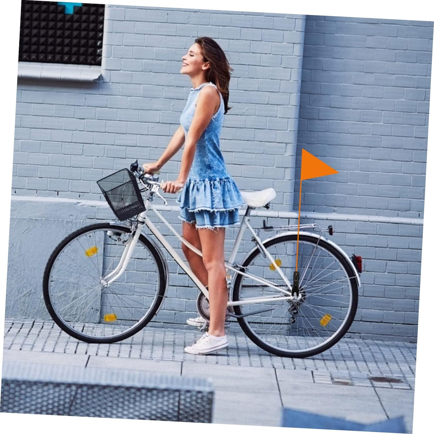 Toddmomy L Shaped Flag Pole Racks Safety Flag Bracket for Bike Riding Equipment 3Pcs Easy to Install Sturdy Iron Bracket for Cycling Accessories image number 1