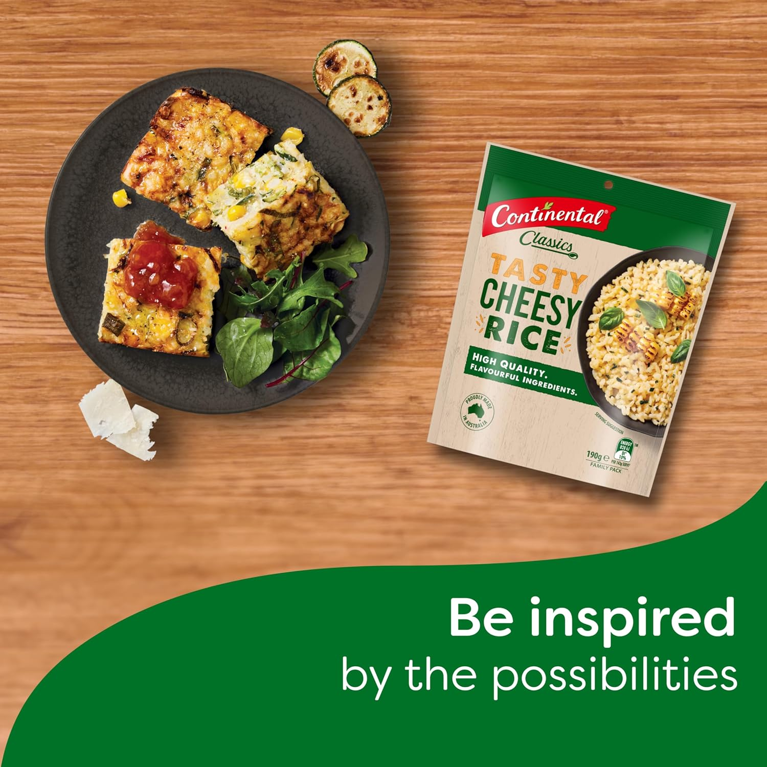 CON RICE FAM CHEESY 6X190G image number 1