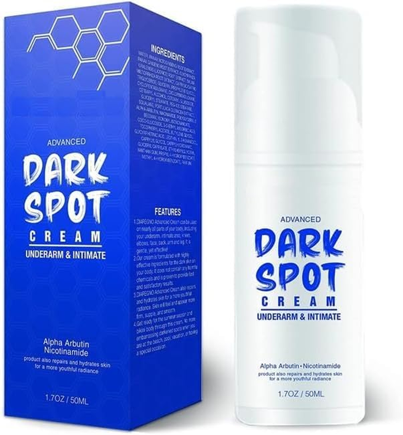 Moon-Shadow Dark Spot Remover Cream for Face, Body & Intimate Areas - Hyperpigmentation & Even Skin Tone - Suitable for All Skin Types (1.7Oz/50Ml)