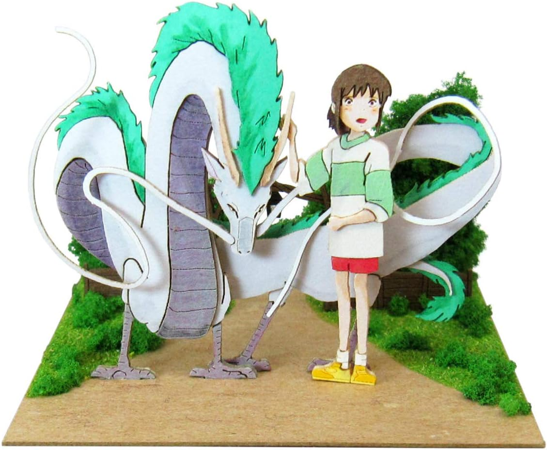 Sankei MP07-75 Studio Ghibli Mini Spirited Away Haku Dragon and Spirited Away Non-Scale Papercraft image number 2
