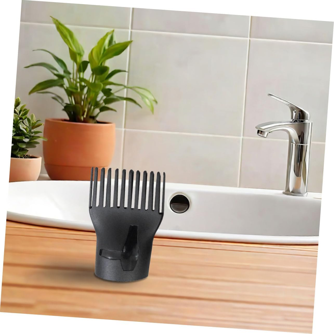 4Pcs Heat Resistant Plastic Hair Dryer Nozzle Replacement Narrow Concentrator Styling Tool Attachments for Salon and Home Use High Temperature Resistant Blow Dryer Parts image number 1