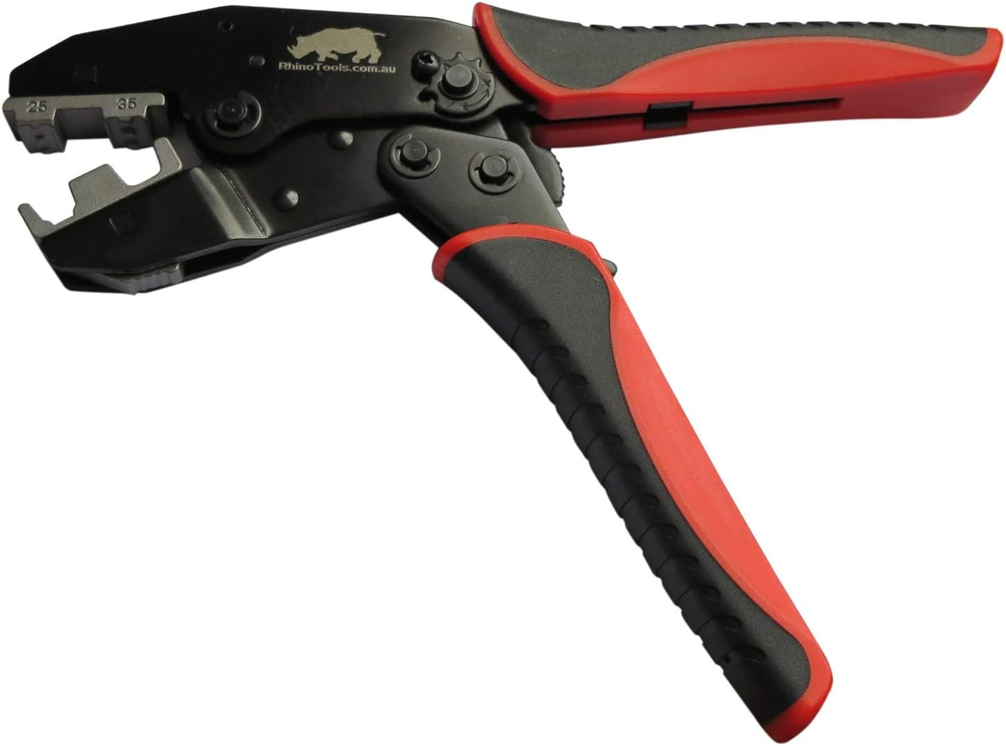 Rhino Tools Bootlace Wire Ferrule Crimper | Cord End | 3 Die Quick Change Crimping Kit | AWG 22-2 | 0.5-35Mm&sup2; image number 1