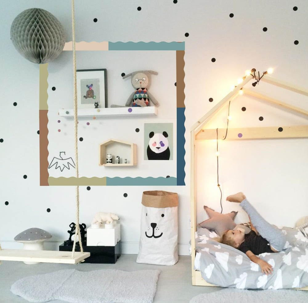 6 Rolls Bulletin Board Borders, Betterjonny 196.8Ft Scalloped Classroom Borders Trim Colorful Bulletin Boarder Decorations for School Bulletin Board White Board Cork Board Decor