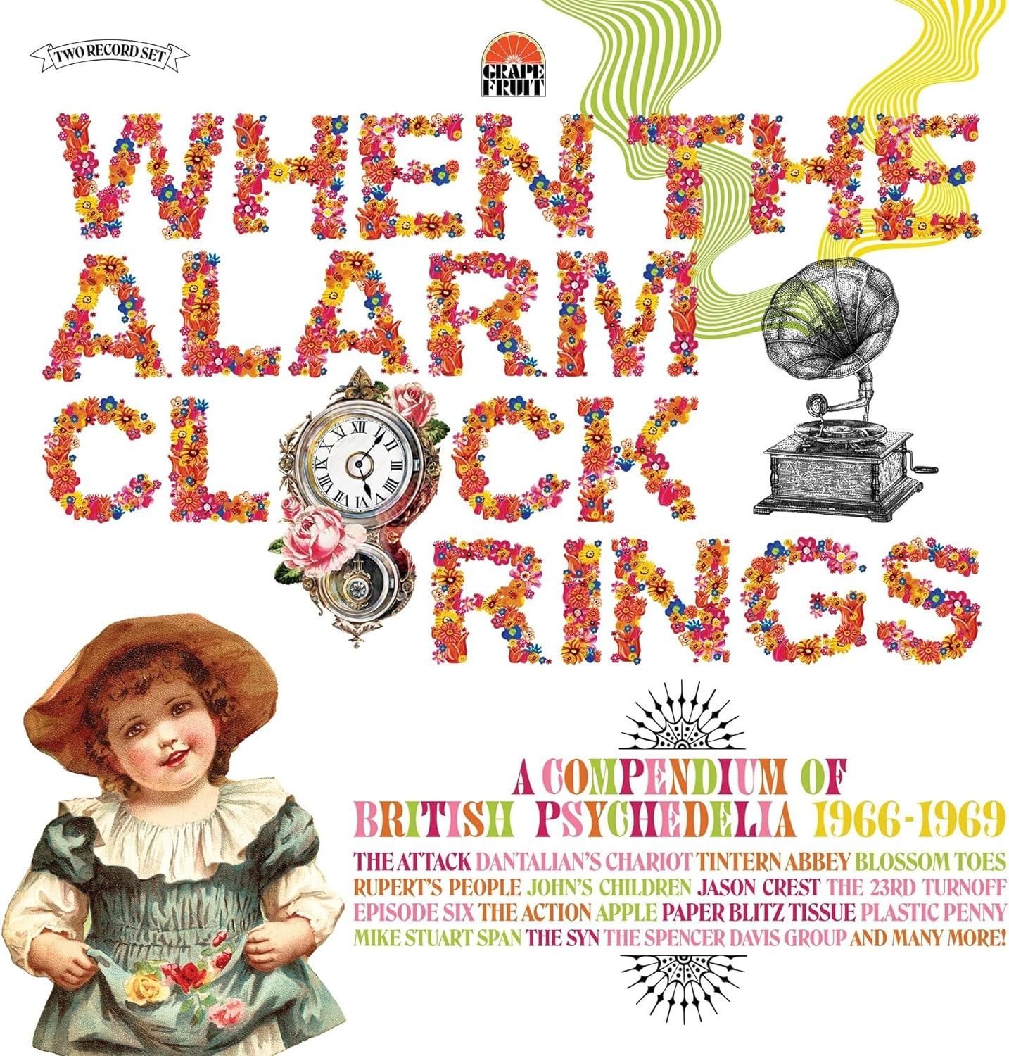 When the Alarm Clock Rings - a Compendium of British Psychedelia 1966-1969 Double 12" Vinyl (2LP)