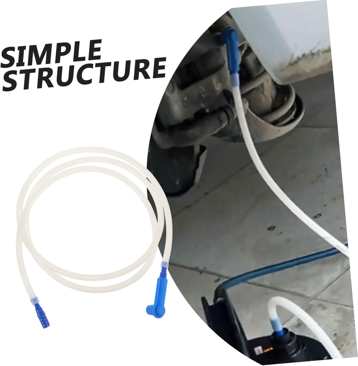 1.5M Oil Bleeder Connector Brake Fluid Replacement Equipment Car Brake Bleeder Hose for Motorcycle Maintenance Bleeding Hose Tool image number 3