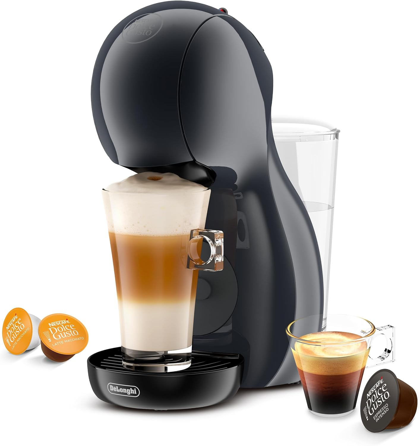 De'Longhi Nescaf&eacute; Dolce Gusto Piccolo XS EDG210.A Coffee Capsule Machine with Compact Design, Auto Shut-Off, Hot and Cold Drinks, 15 Bar Pressure, Black image number 5