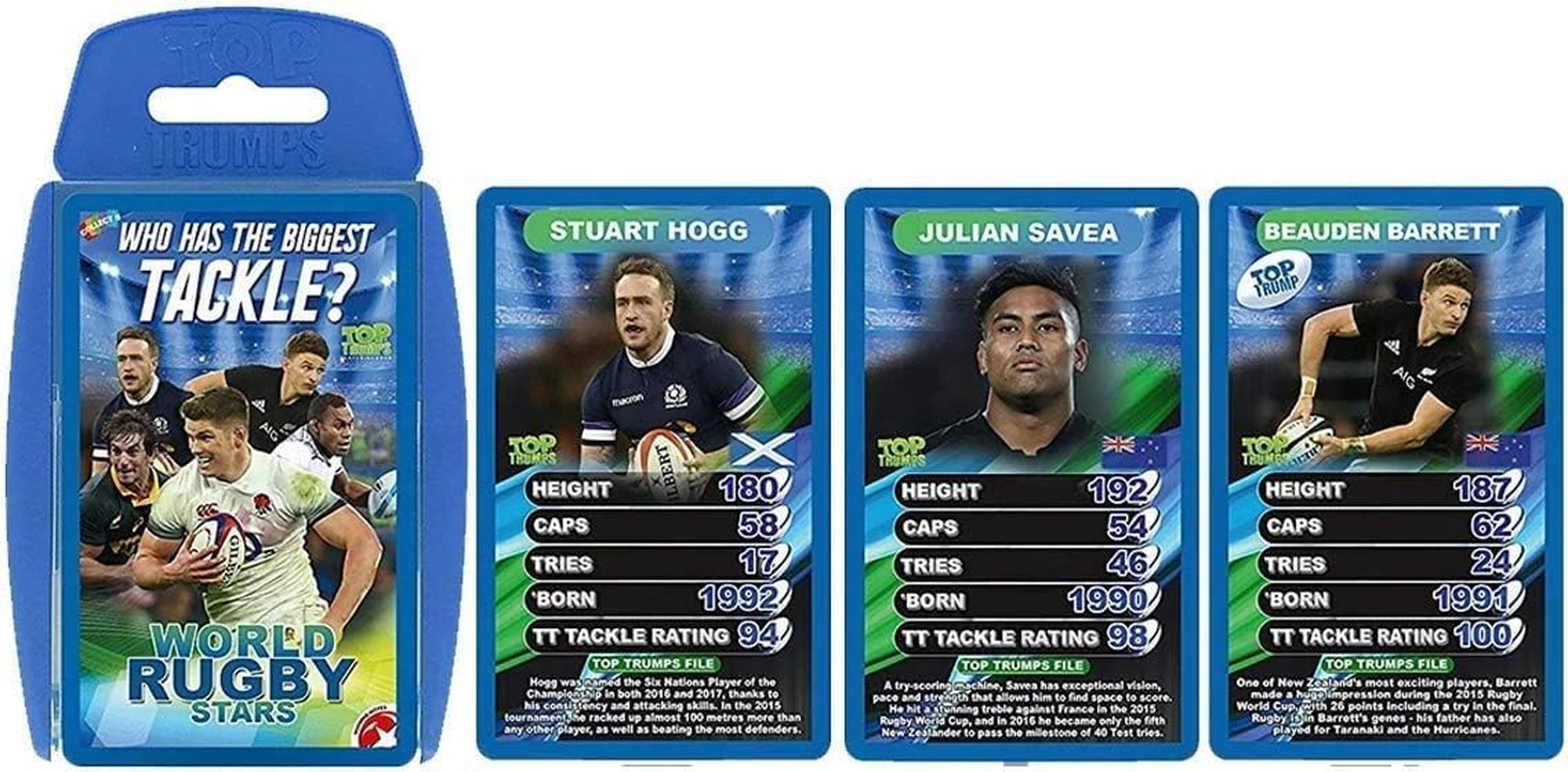 Top Trumps Winning Moves : World Rugby Stars Card Game image number 3