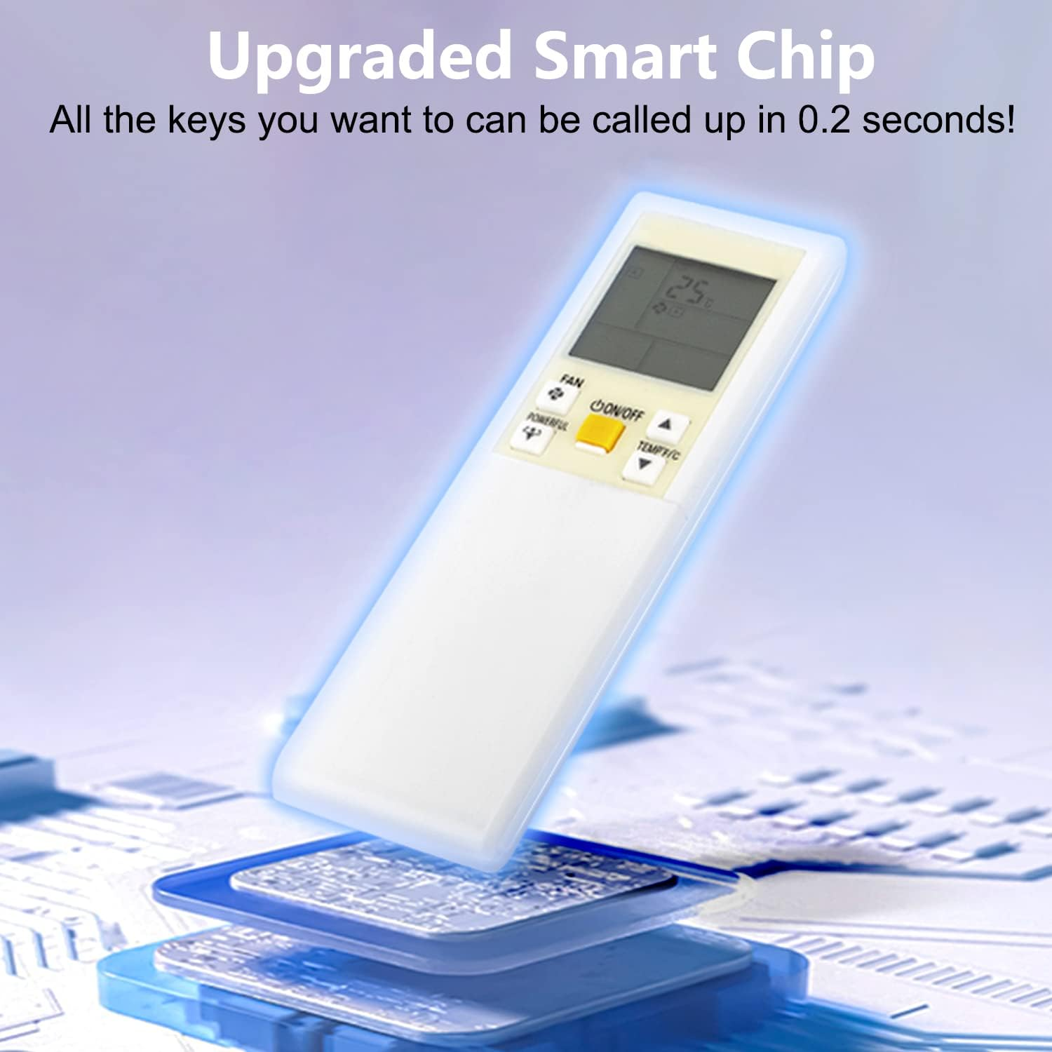 Universal Air Conditioner Remote Control Compatible with Daikin ARC452A10 ARC452A11 ARC452A13 ARC452A14 ARC452A12 KTDJ001 image number 2