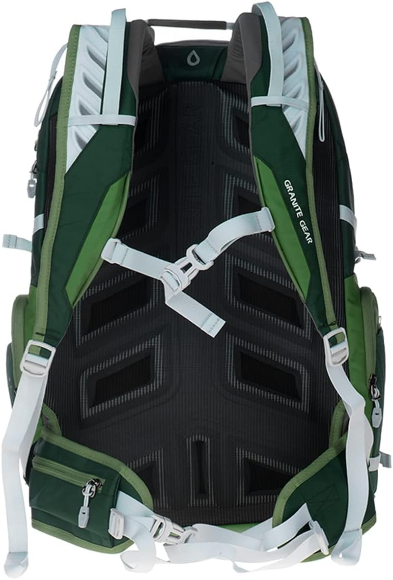 Granitegear Waterproof Hiking Backpack Outdoor Backpack Travel Backpack School Backpack Daily Shoulder Bag 1000026-0003 Green 17 Inch Laptop Notebook Backpack for Men Womens Boys Girls image number 2