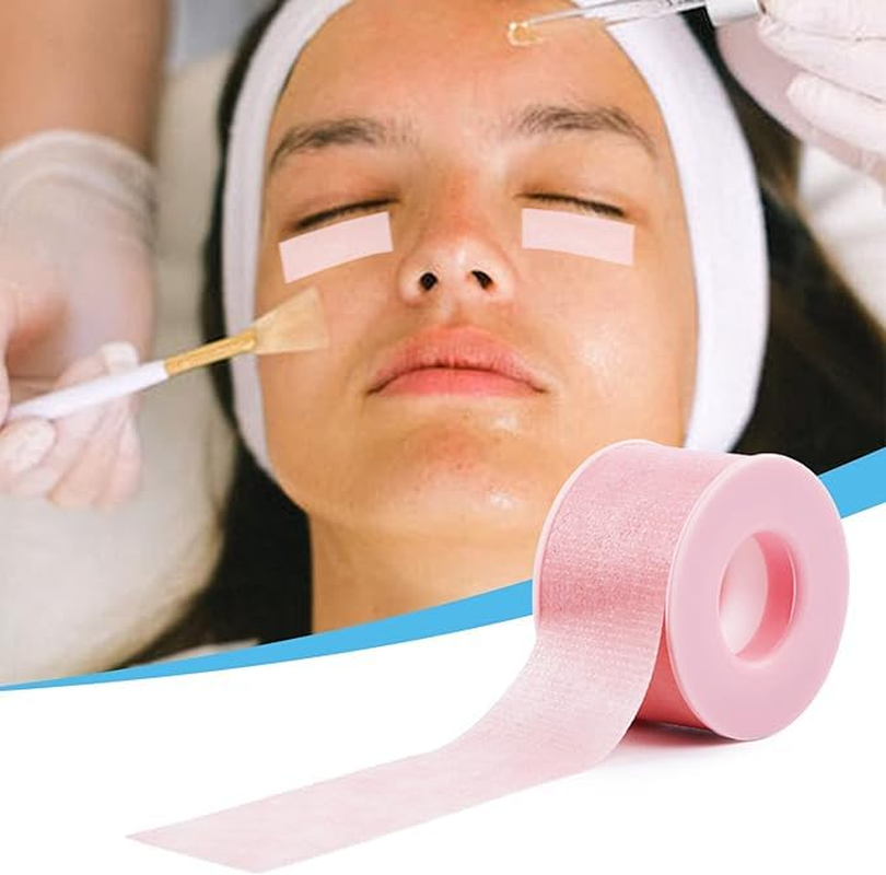 Silicone Gel Tape for Lash Extension - 2Pcs Eye Gel Duct Band, Mascara and Eyelash Fabric Tape (Blue) image number 6