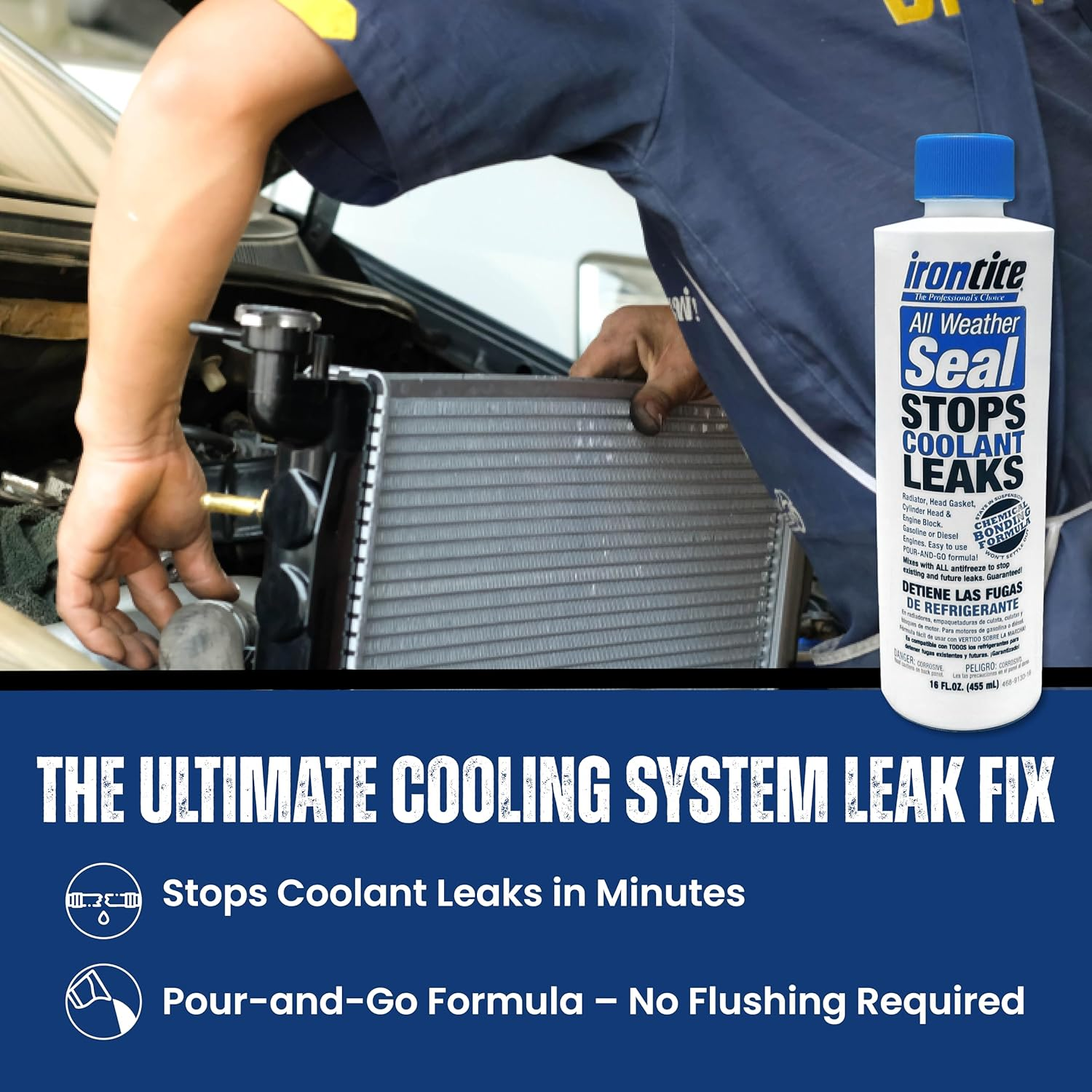 Irontite All Weather Seal, Blue, 16 Oz image number 6