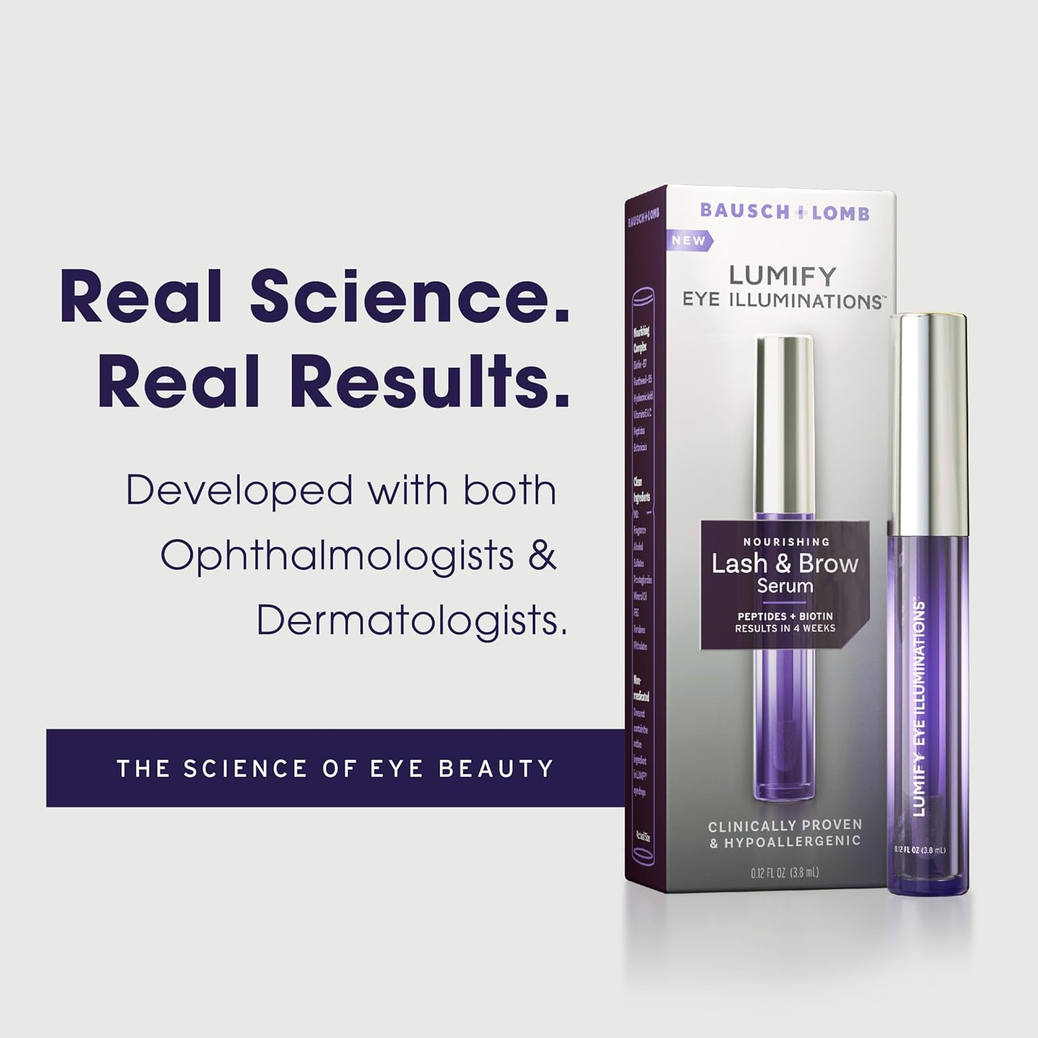 LUMIFY Eye Illuminations&trade; Nourishing Lash & Brow Serum 0.12 Fl Oz (3.8 Ml) image number 2