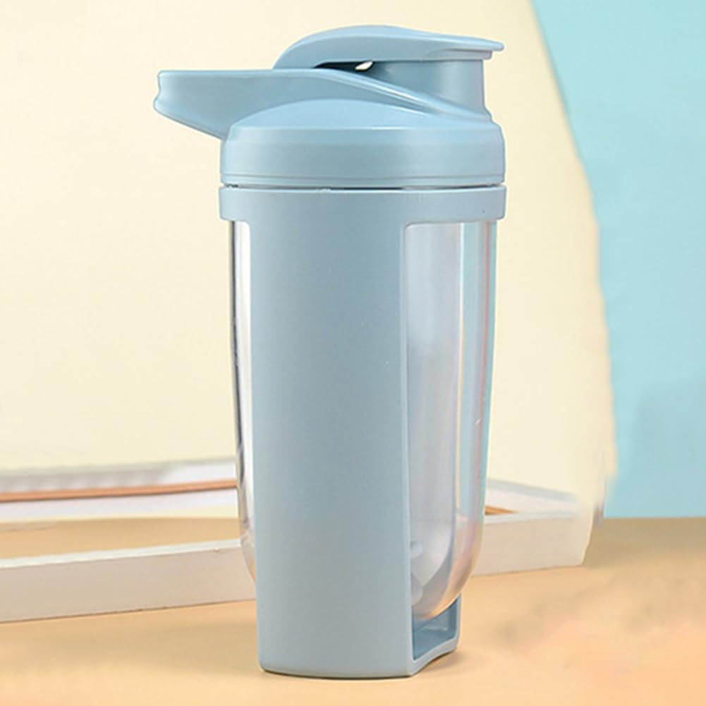 Shaker Bottle 500Ml Protein Mixer with Whisk Ball, Leak Proof Bpa-Free Cup with Handle, Pre-Workout Cup for Gym, Office, Travel image number 5