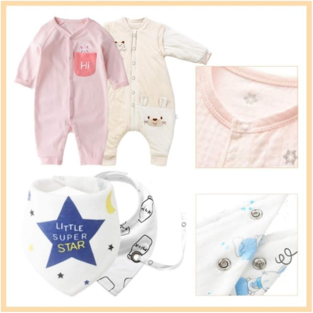 Jindizi 200 Pairs Metal Snap Buttons Kit, Prong Snaps Buttons with Fastener Pliers Press Tool, DIY Sewing Button Set for Garment Sewing and Crafts image number 4