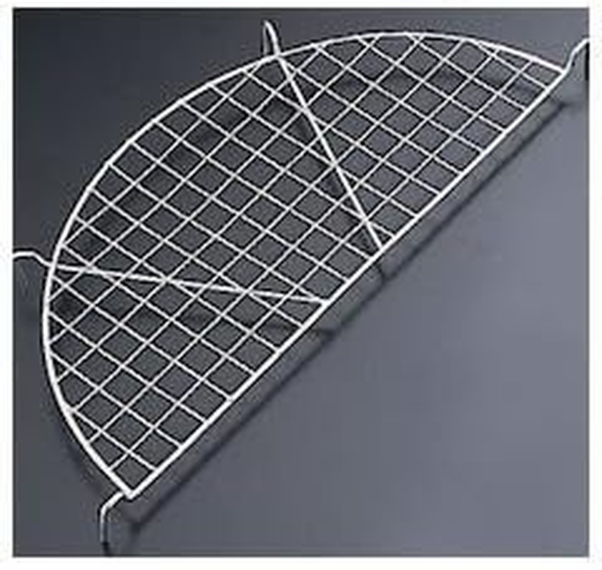 SA18-8 ATV04036 Stainless Steel Crimp Eye Half Moon Tempura for 14.2 Inches (36 Cm)