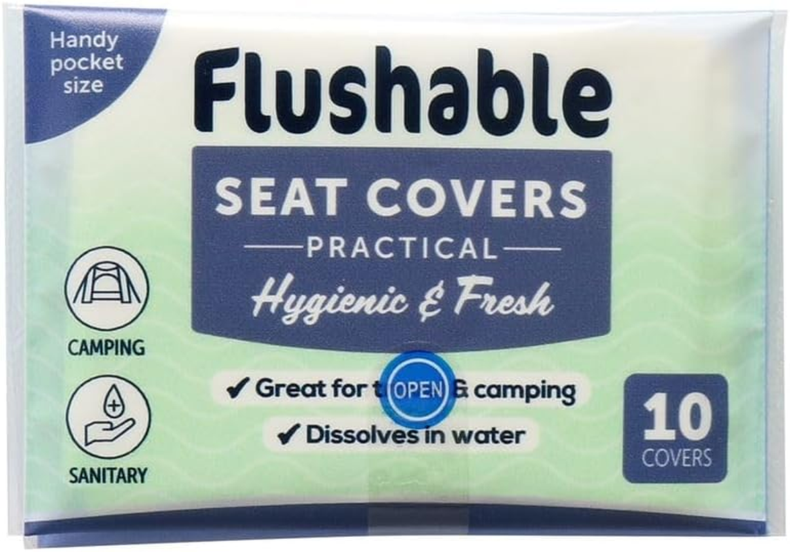 UBL Flushable Toilet Seat Cover (10 Pieces) image number 1