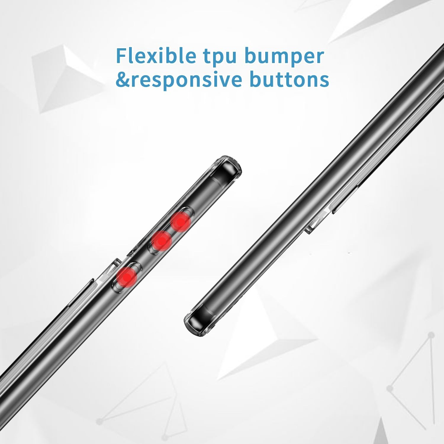 Clear Case for Samsung Galaxy S23 plus with Credit Card Holder [Up to 2 Cards], Anti-Yellow Shockproof Anti-Scratch Durable 360&deg;Full Protection Cell Phone Cover image number 3