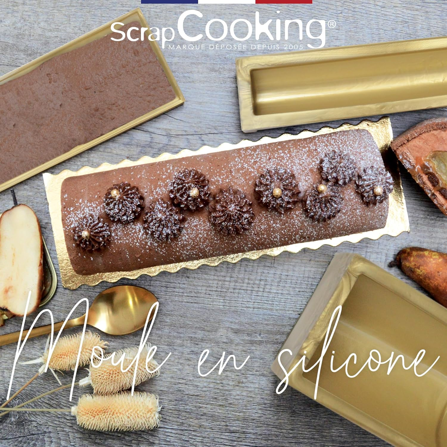 Scrap Cooking - 2970 Silicone Mould for Christmas Trees, 25 Cm image number 3