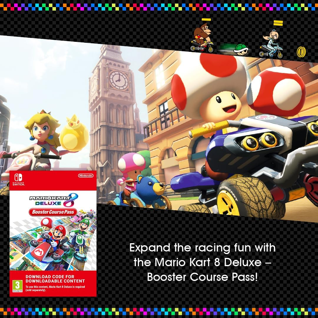 Nintendo Mario Kart 8 Deluxe Booster Course Pass Code in a Box Nintendo Switch Game image number 1
