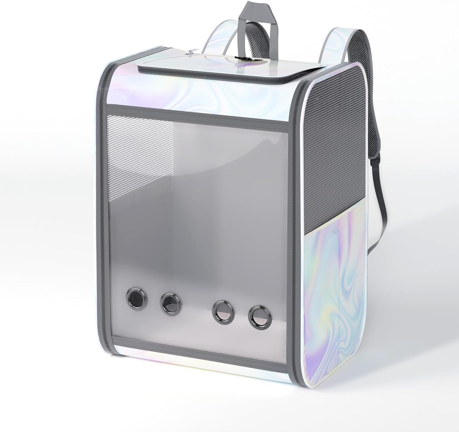 SWIHELP Cat Backpack Pet Carrier Backpack for Small Cats and Dogs, Dog Carrier Backpack with Inner Safety Leash