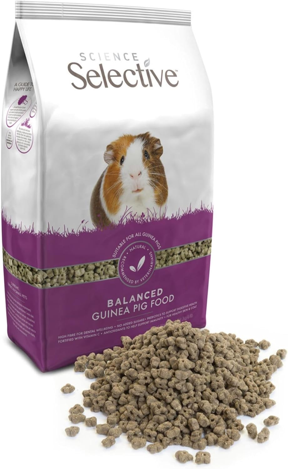 Science Selective Junior Guinea Pig 1.5Kg - Vet Recommended Guinea Pig Food