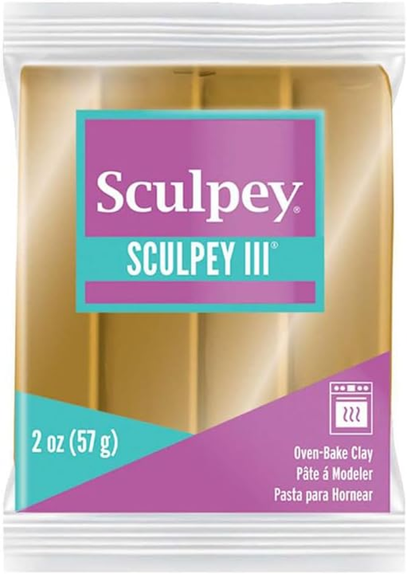 Sculpey III Oven Bake Polymer Clay- 57G - Jewelry Gold, S302 1132 image number 1