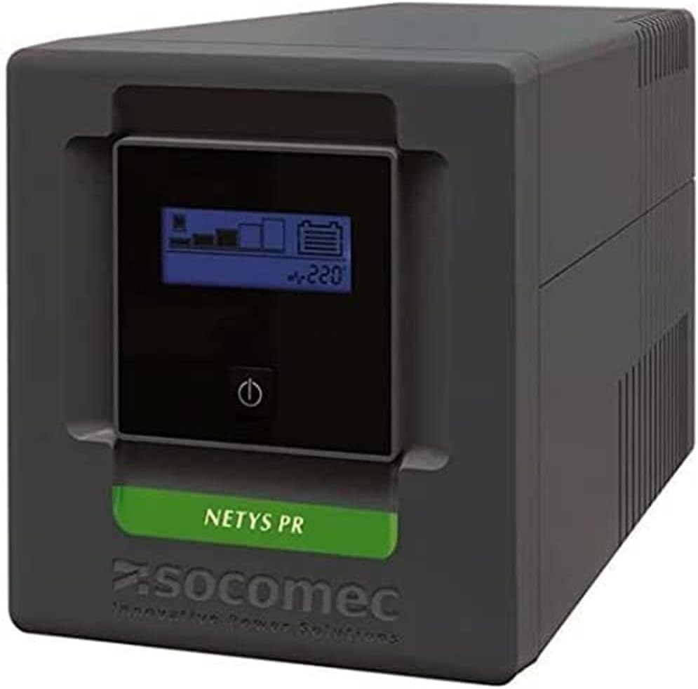 Socomec 1000VA 700W Line-Interactive Tower Uninterruptible Power Supply image number 1