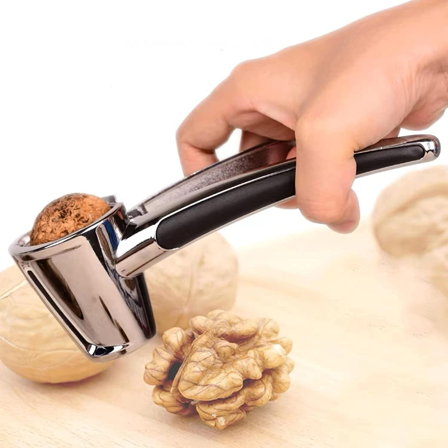 Nut Crackers Nutcracker for Walnuts, Tool for Nuts, Nut Cracker Kitchen Tool, Funnel Walnut Pliers, Sturdy Nutcrackers Opener Tool Walnuts Pecan Nut, Hazelnuts, Brazil Nuts or Other Nuts image number 5