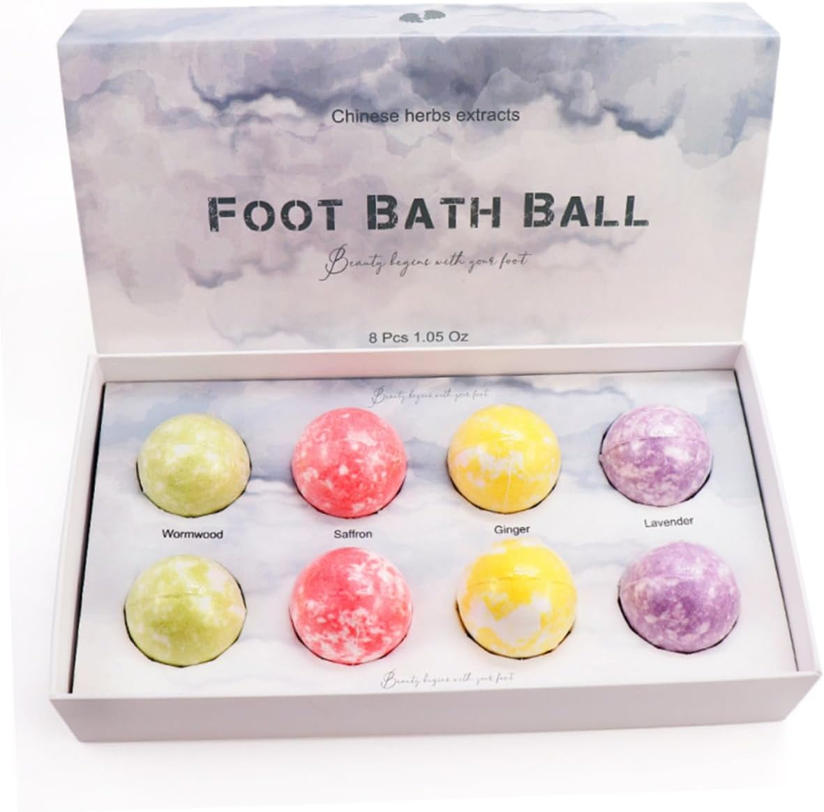 Minkissy Herbal Foot Bath Ball Foot Bath Pill Softening Keratin Leg Fatigue Relief Random Color image number 5