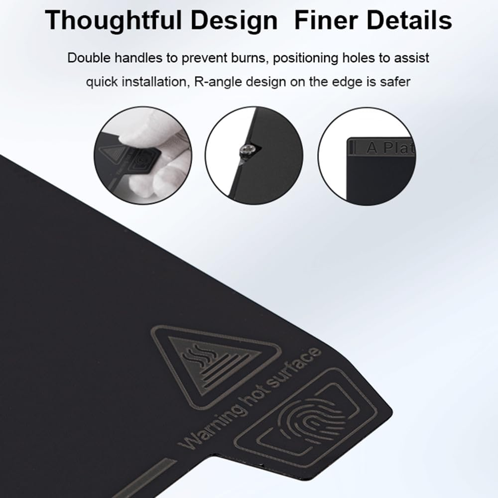 GUYOS K1 Smooth PEI Build Plate 235X235Mm-Without Soft Magnetic Easy Model Removal Suitale For/Pro/Ender-5 / K1 / V3 SE and Compatible with FDM 3D Printers image number 1