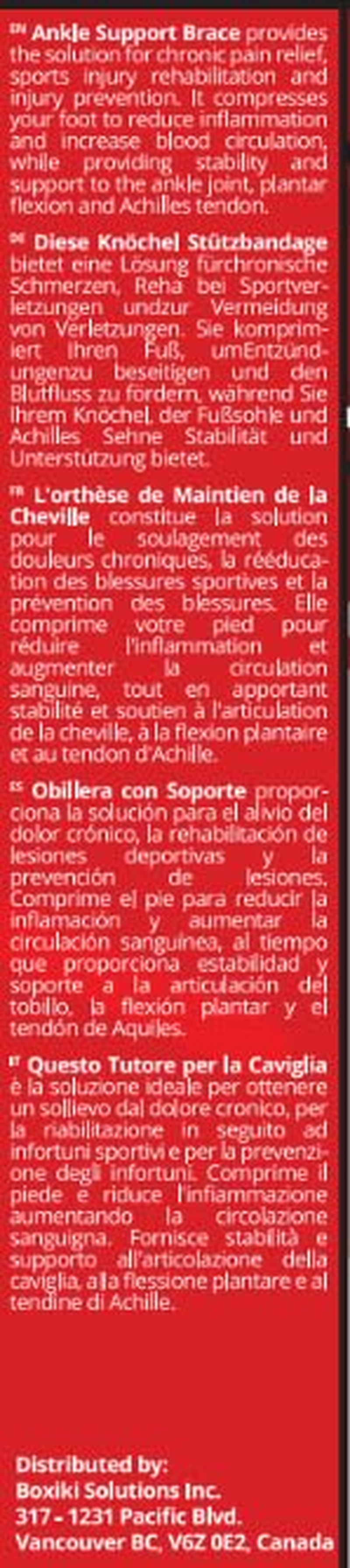 Ankle Brace & Achilles Tendon Support Sleeve | Adjustable One Size Fits All Ankle Support Wrap for Plantar & Achilles Support | Breathable Neoprene Tendinitis Ankle Brace by Astorn image number 5