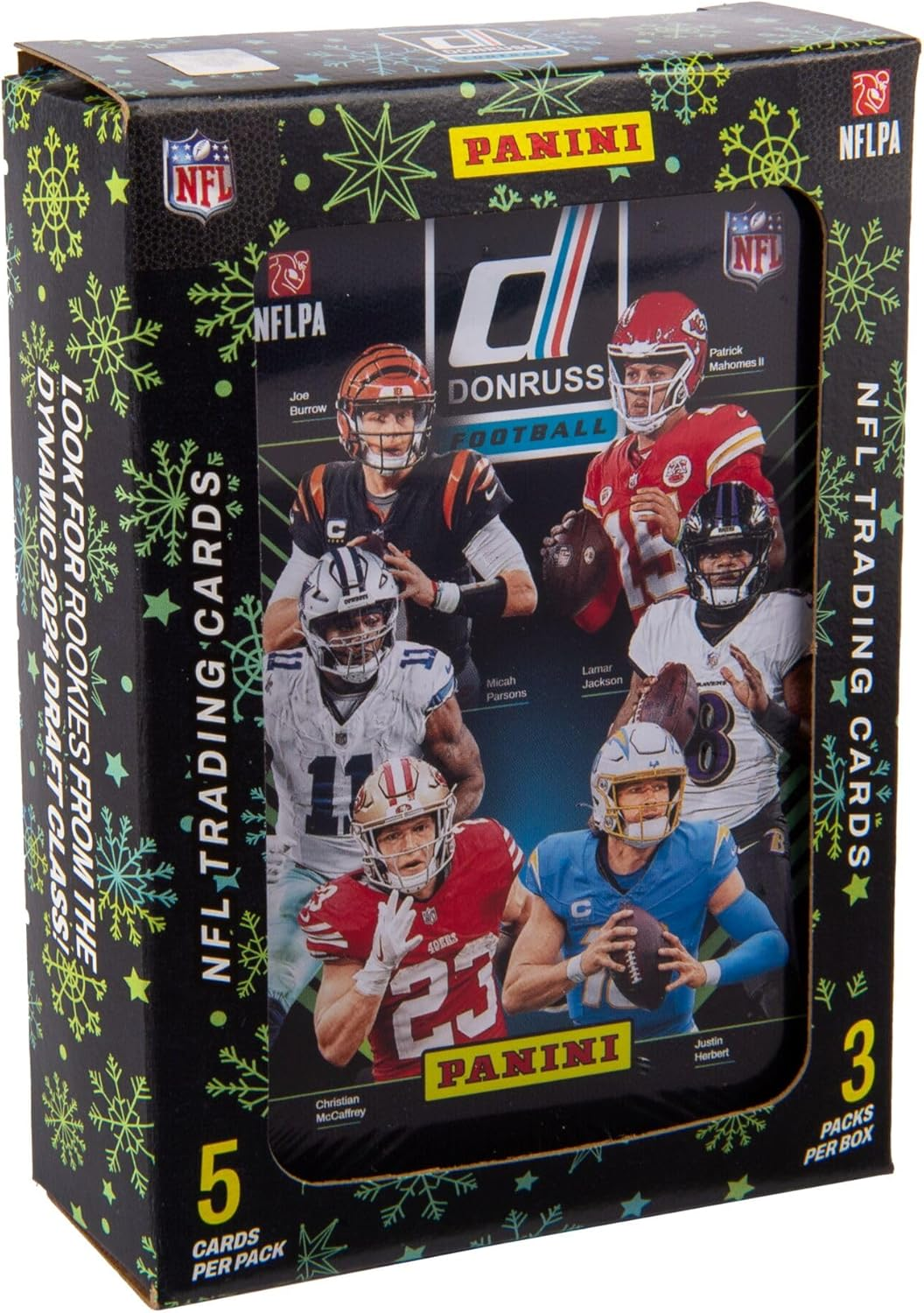2024 Panini Donruss Football NFL Football Trading Cards Tin image number 2