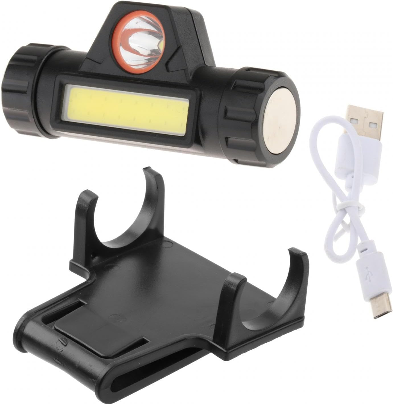 Headlight for Welding Helmet Headlamp with Mount Holder Rechargeable Versatile Hard Hat Light Large Range Headwear Flashlight image number 5