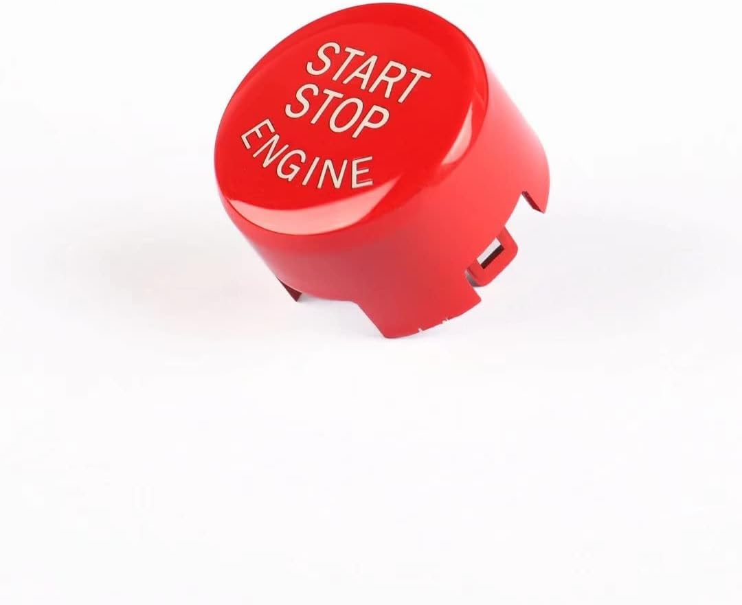 Car Engine Start Stop Switch Button Cover with off Start&Stop for BMW F20 F21 F52 F22 F23 F45 F46 F30 F35 F34 F32 F36 F10 F18 F12 F13 F01 F02 X1 F48 X3 F25 X4 F26 X5 F15 X6 F16(Yellow) (Red) image number 4