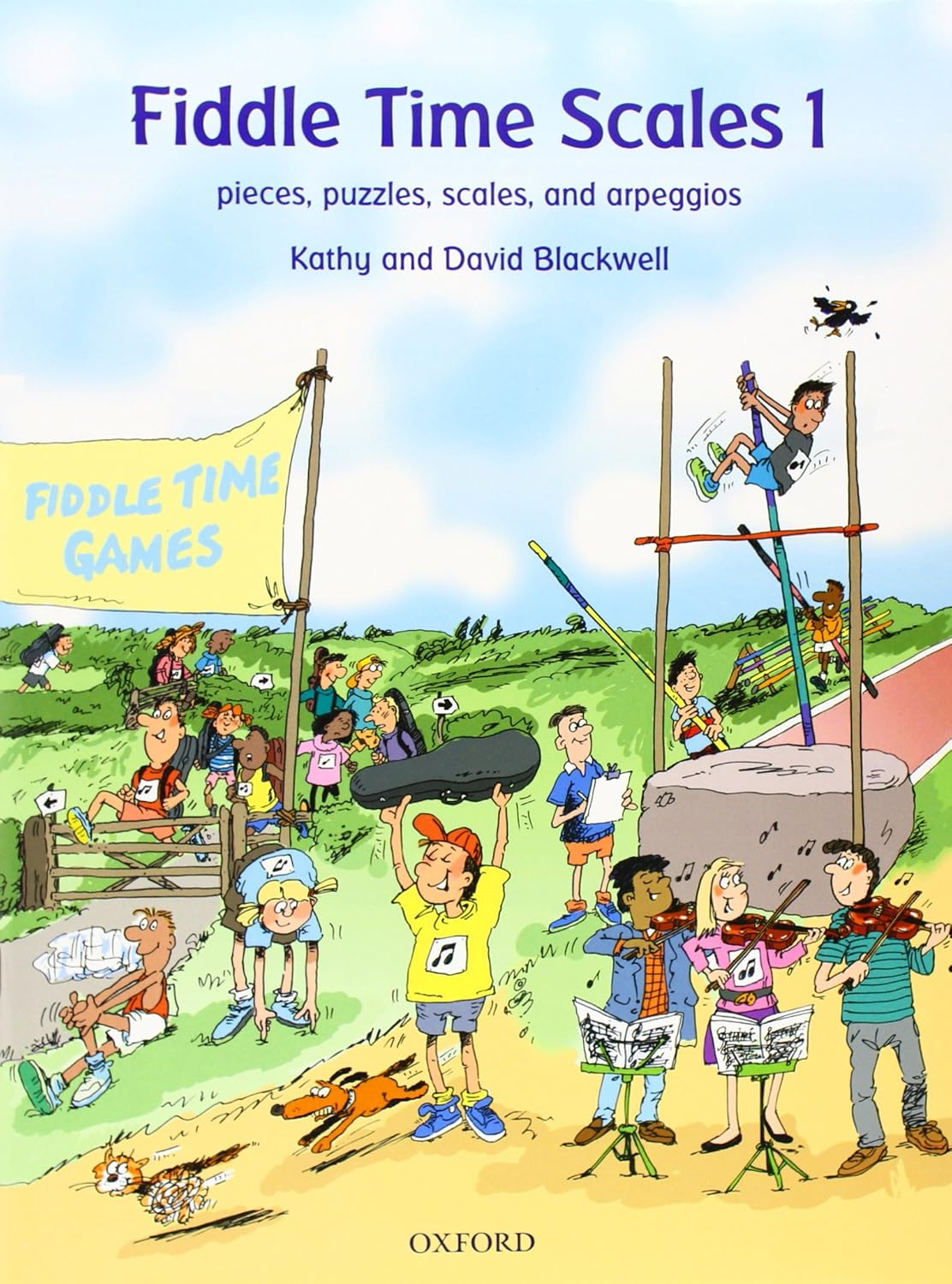 Oxford University Press Fiddle Time Scales 1 Book: Pieces, Puzzles, Scales, and Arpeggios