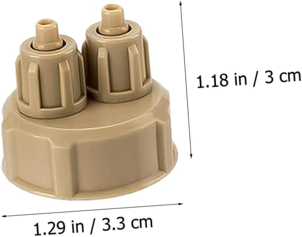 6Pcs DIY Reactor Generator Bottle Cap Reactor Bottle Caps Quick Screw Plastic Caps Difusser Plants Air Diffuser Bottle Caps Equipment Aquarium ABS Engineering Plastic Material