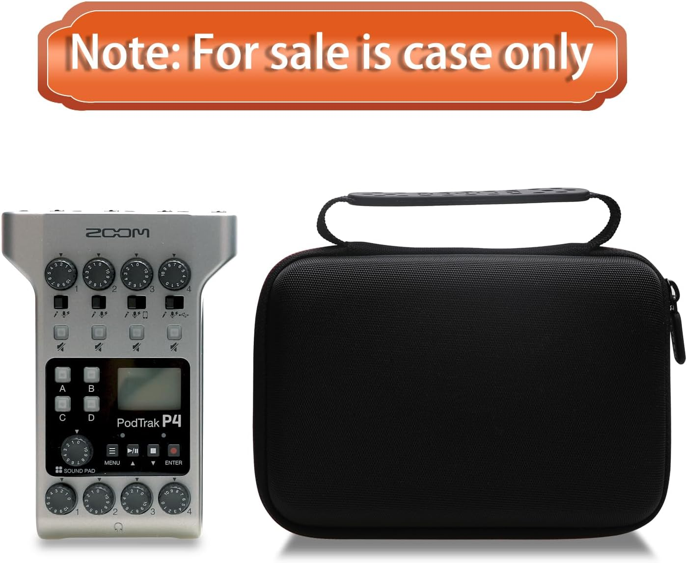 LTGEM Hard Travel Case Compatible with Zoom Podtrak P4 Podcast Recorder image number 6