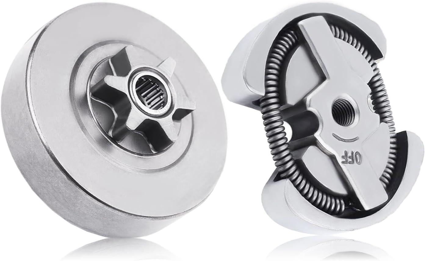 3/8-6T Spur Sprocket Clutch Drum Assembly Kit for Husqvarna 120 36 41 136 137 141 142 235 235E 240 236 Jonsered 2035 2036 2040 2041 Partner 350 351 Chainsaw 530047061 image number 4