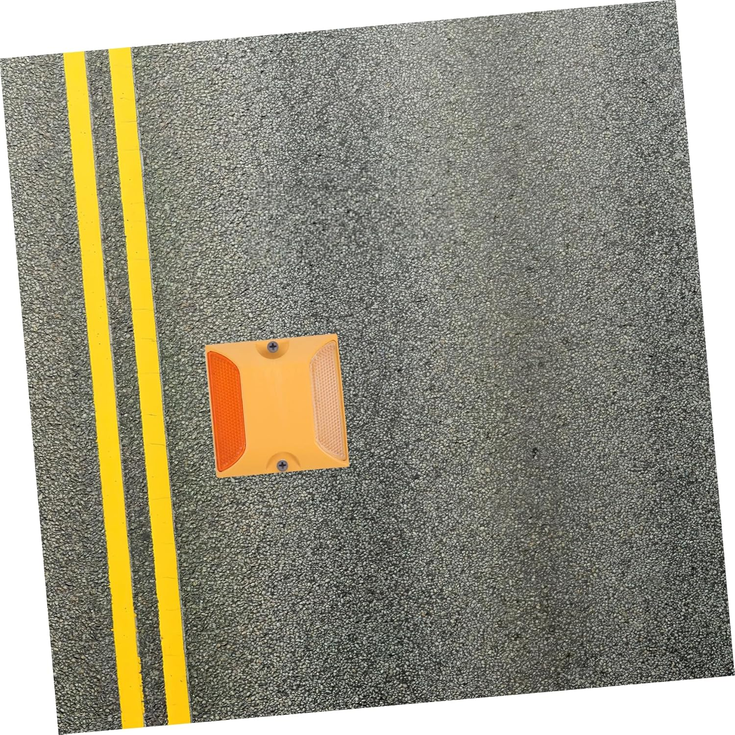 4Pcs Reflective Road Studs Ground Markers for Driveways Parking Lots and Enhanced Night Safety with High Reflectivity Easy Installation and Eye Catching Colors image number 4